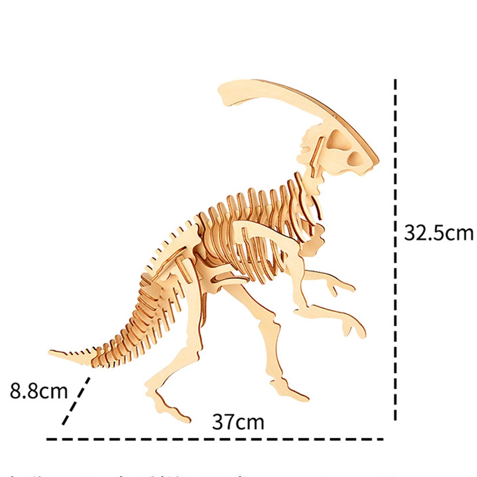 恐竜 模型 3D ウッドパズル ダイナソー パズル 手作りキット 動いて吠える！3Dウッドパズル「ダイナソーシリーズ」